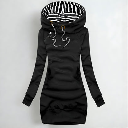 STRIPEHOOD™ | Sweatjurk Met Lange Mouwen En Capuchon