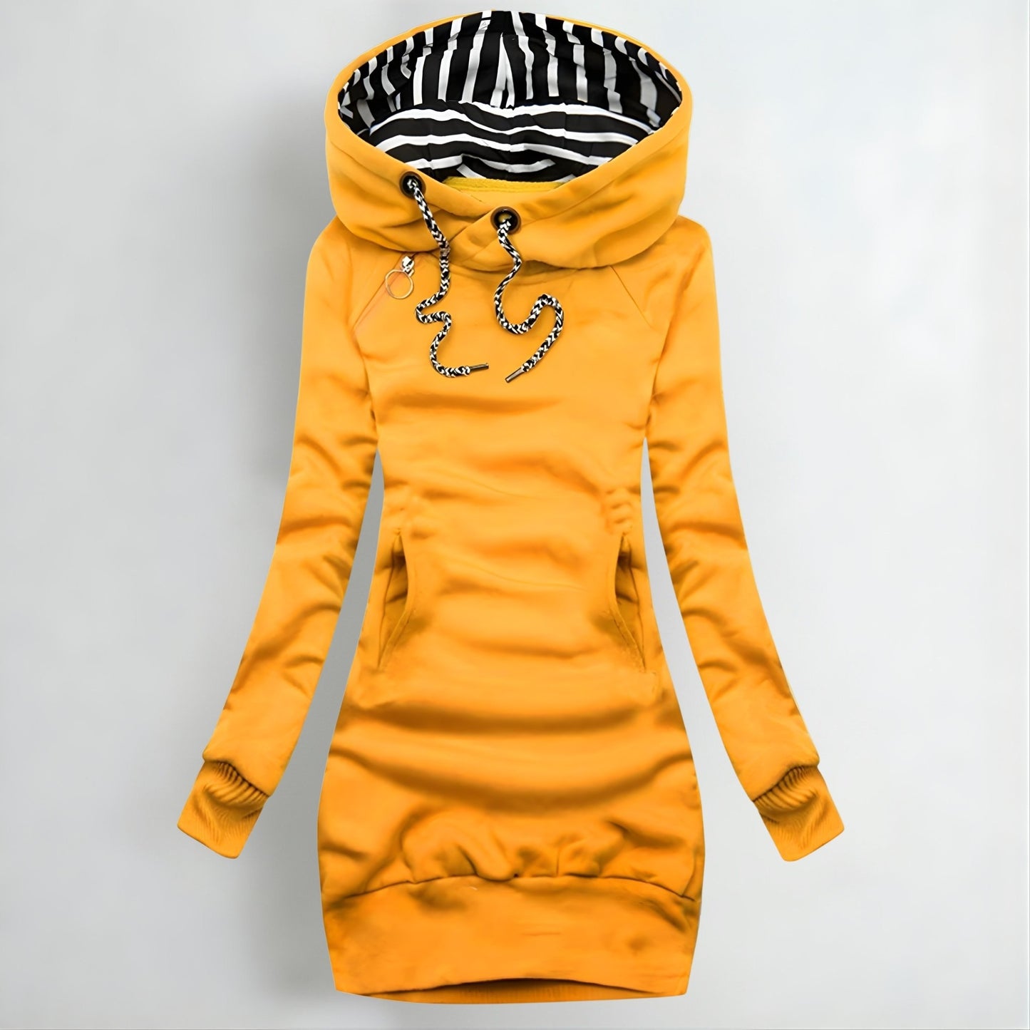 STRIPEHOOD™ | Sweatjurk Met Lange Mouwen En Capuchon