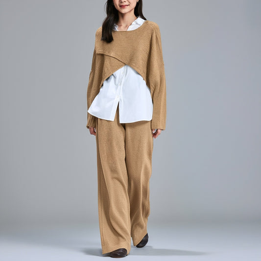 ÉLAN TROIS™ | Elegante Driedelig Setje Met Lange Mouwen