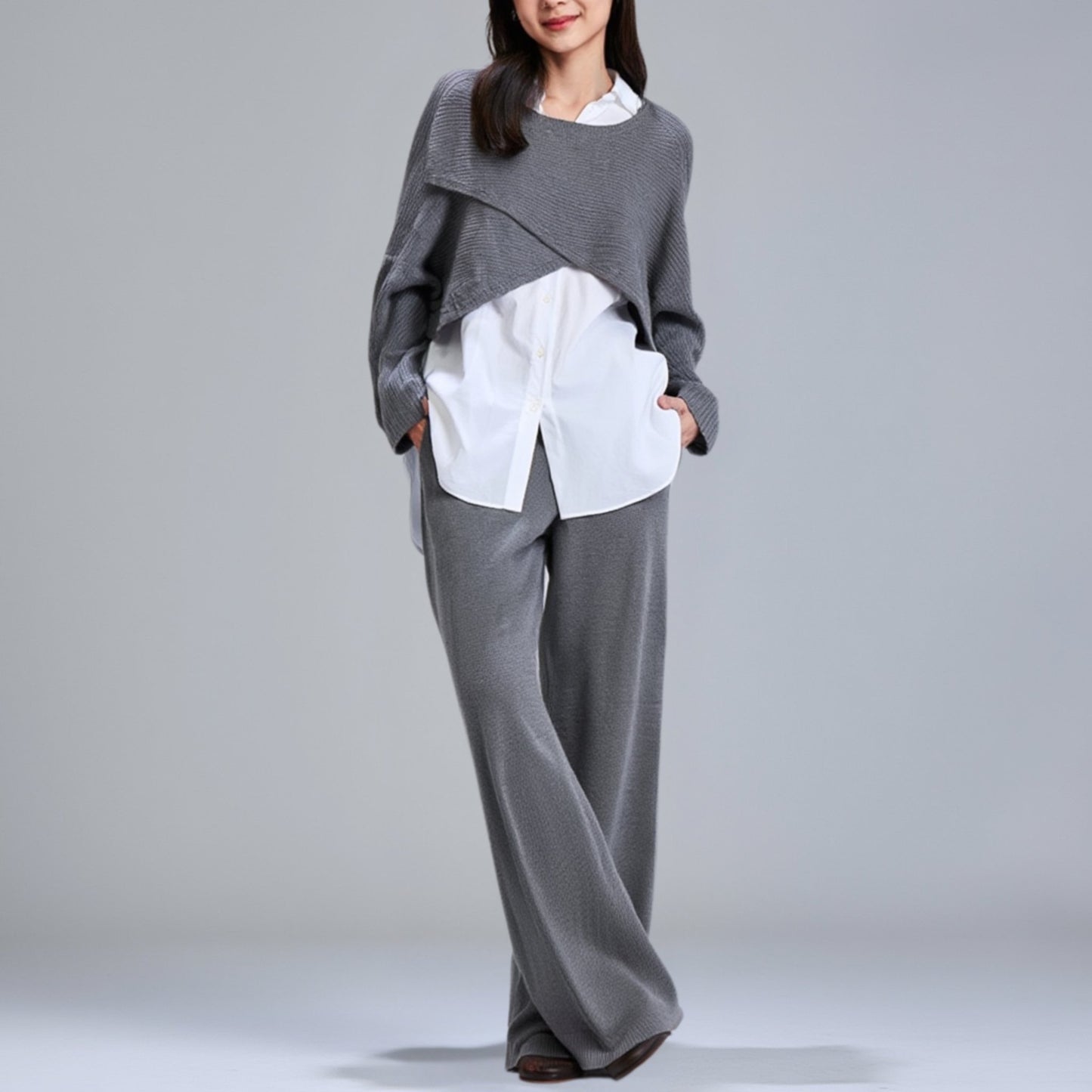 ÉLAN TROIS™ | Elegante Driedelig Setje Met Lange Mouwen