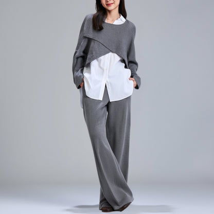 ÉLAN TROIS™ | Elegante Driedelig Setje Met Lange Mouwen