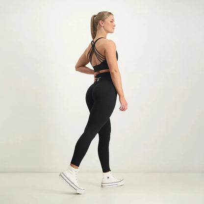 Fusion - Scrunch Seamless Legging Zwart