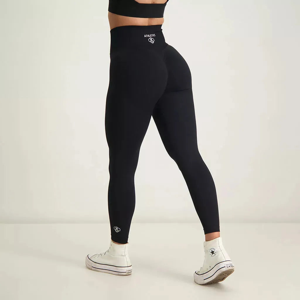 Fusion - Scrunch Seamless Legging Zwart